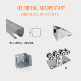 Kit pour portail autoportant