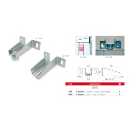 Support réglable à souder pour monorails