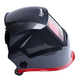 Casque de soudure rouge